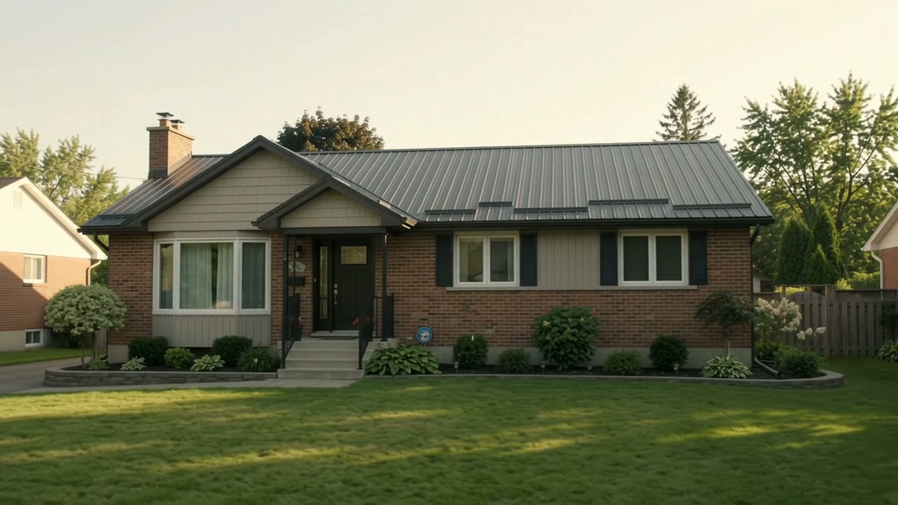 Residential roofs concept